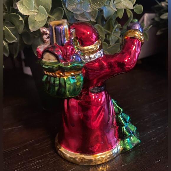 Ceramic Santa 5" Christmas Fantasy LTD Wonderland Santa Collection - Picture 2 of 4